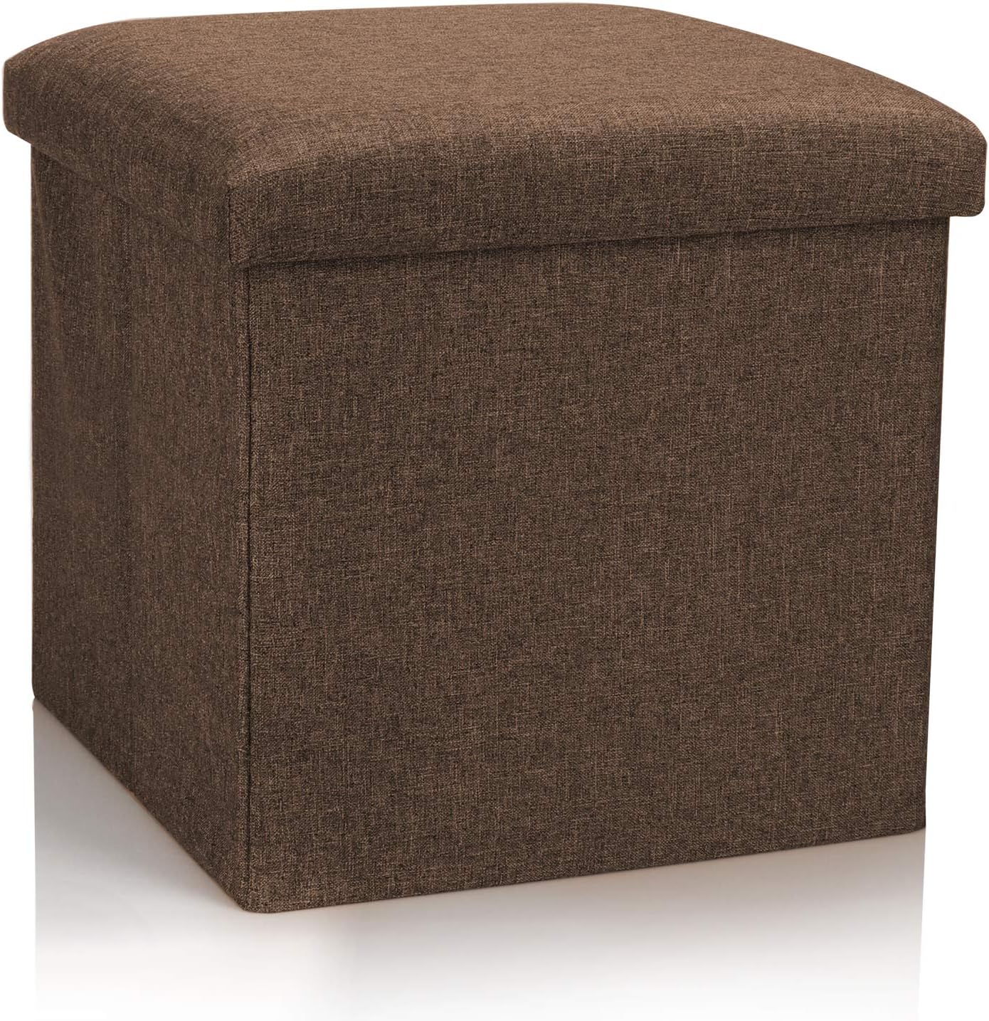 comfour® Faltbarer Hocker Sitzhocker mit Stauraum Aufbewahrungsbox
