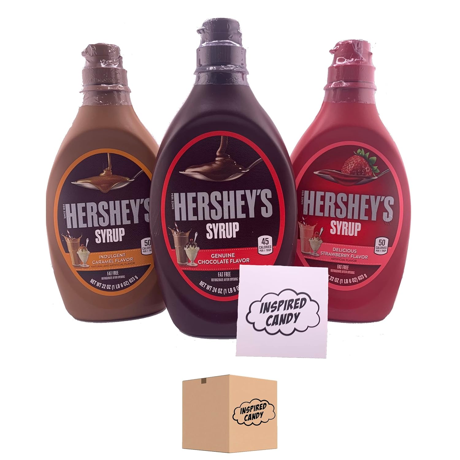 Hershey Syrup Variety Pack, 3 Flavors Hershey Chocolate