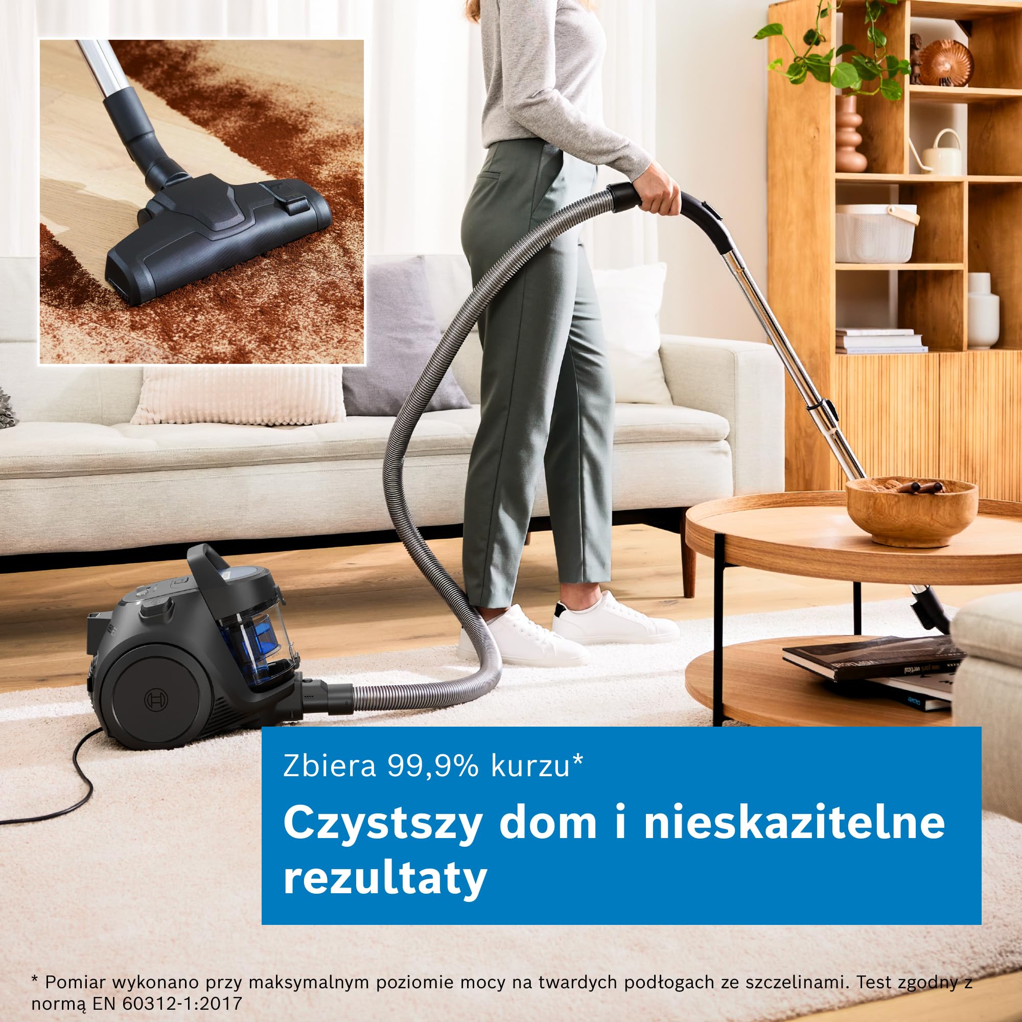 Bosch Serie 2 odkurzacz bezworkowy, BGS05BA2TH, czarny