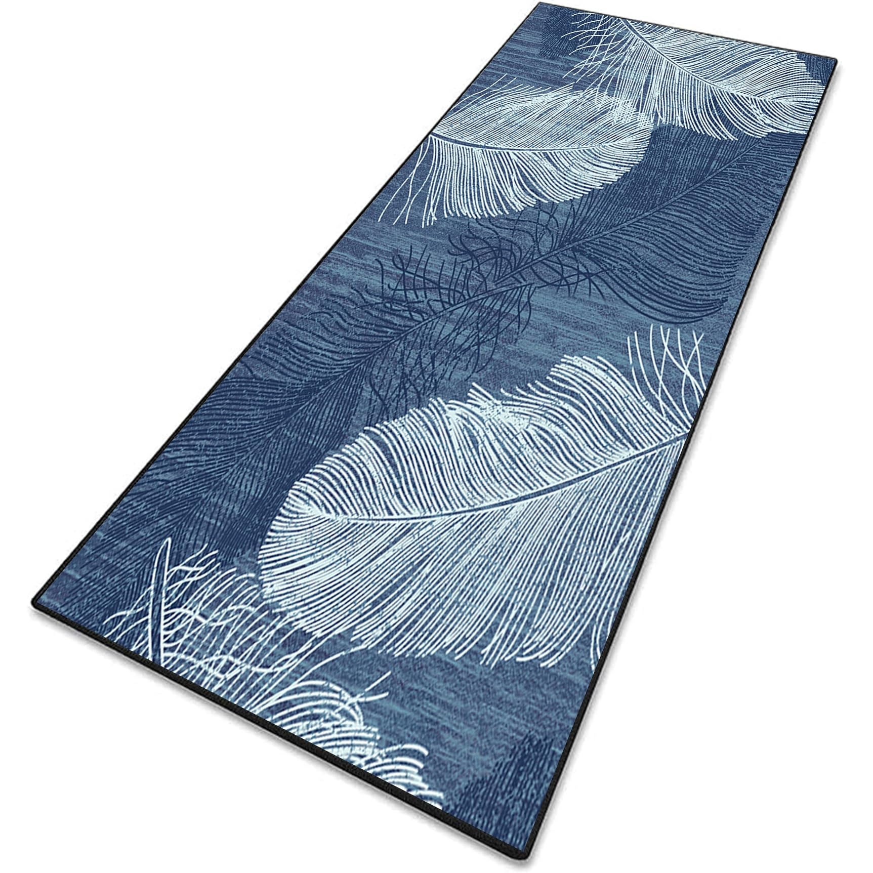 Alfombra antideslizante suave y lavable de 105 x 190 cm para un dormitorio seguro.