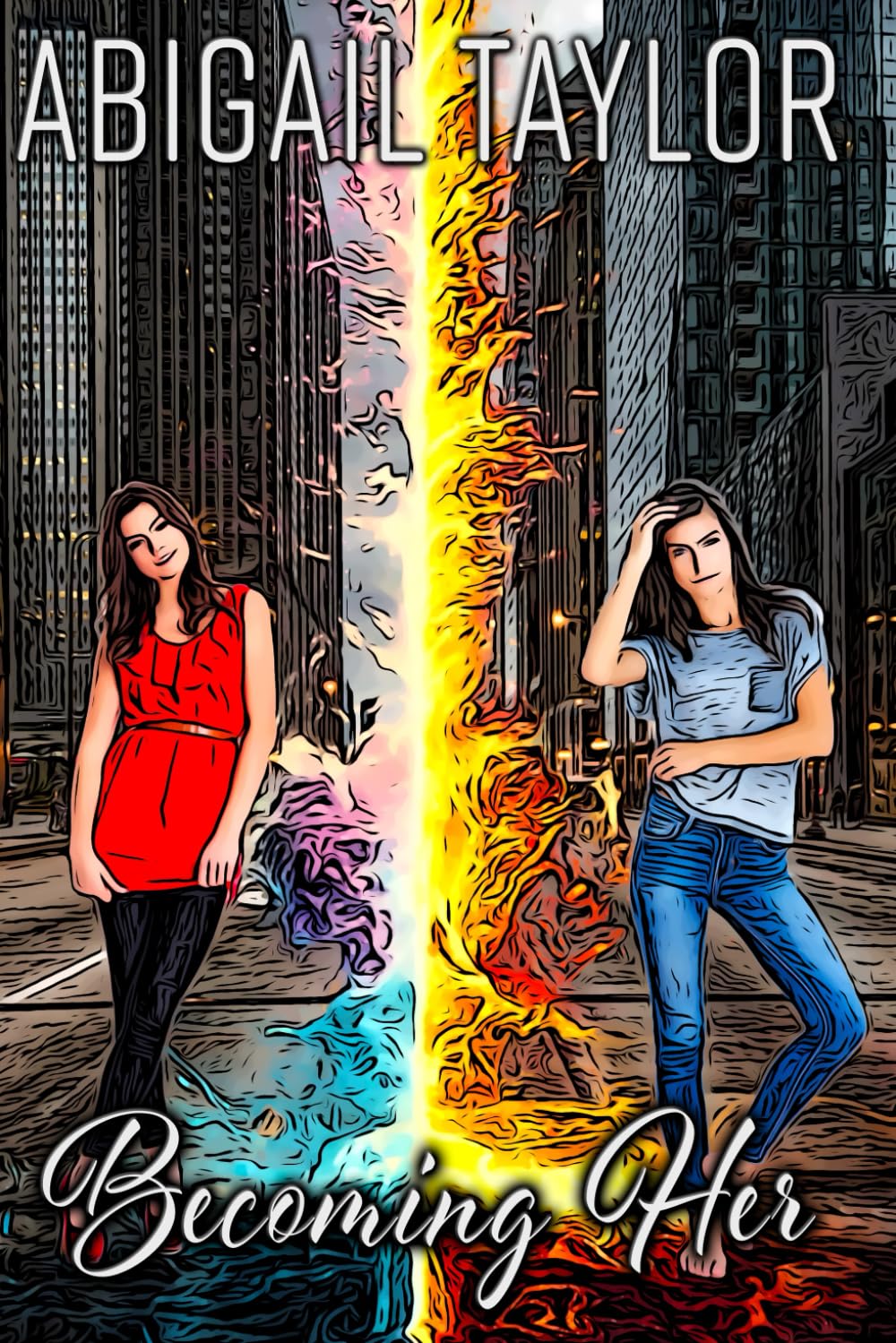 Becoming Her: A Sapphic Science Fiction Romance (Dimensions of Love)