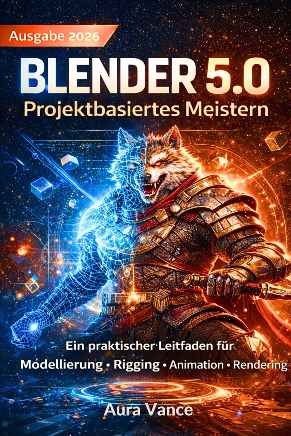 Blender 5.0 Projektbasiertes Meistern (Ausgabe 2026): Ein praktischer Leitfaden für Modellierung, Rigging, Animation und professionelles Rendering