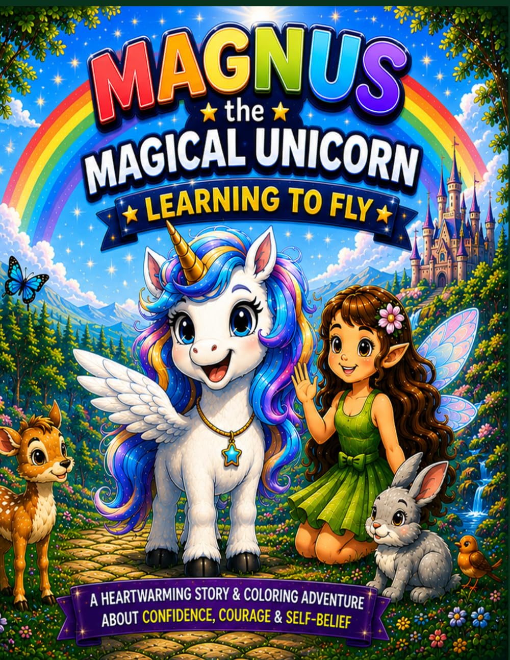 Magnus the Magical Unicorn Learning to Fly (Magnus The Magical Unicorn Children's Book Collection)