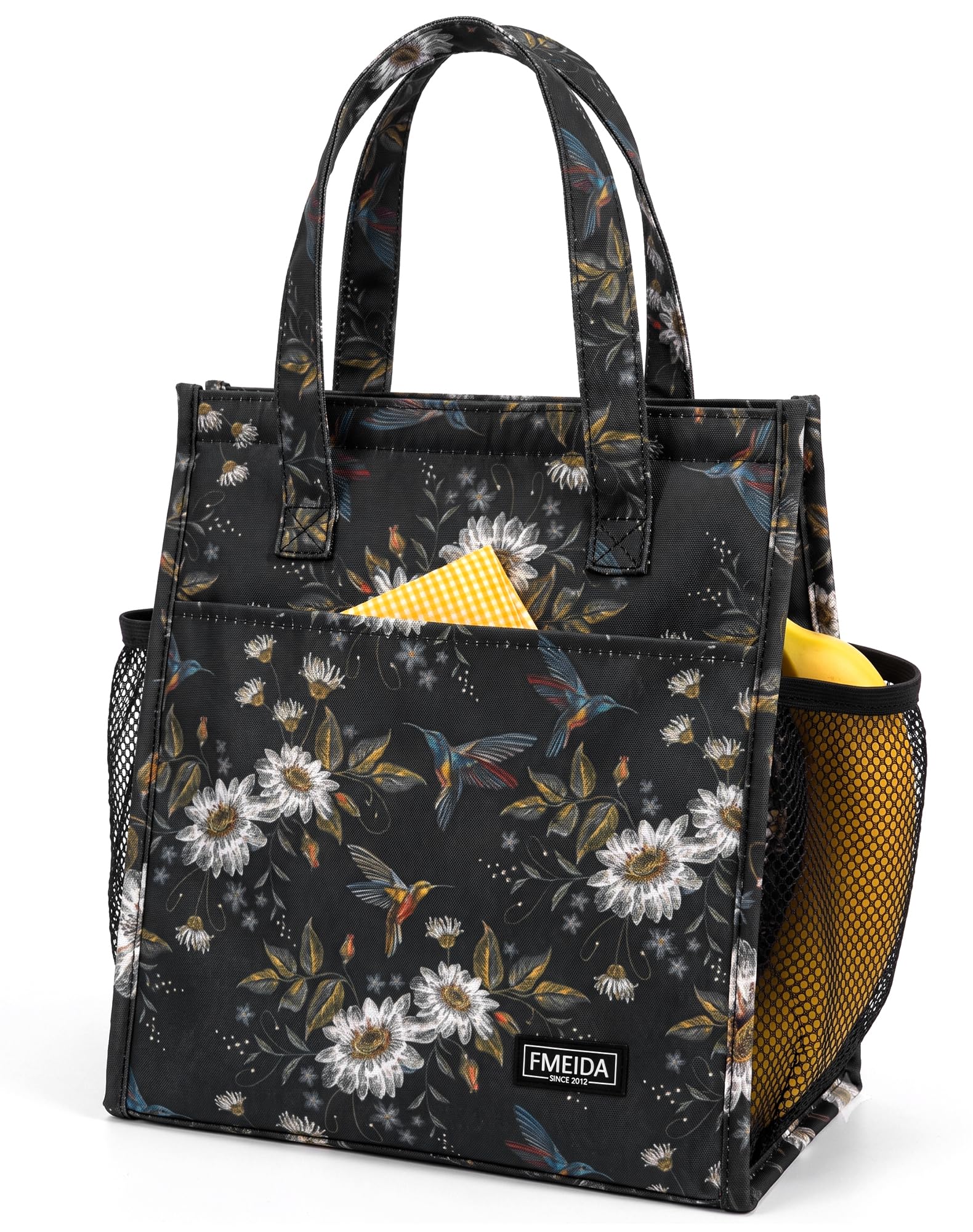 Fmeida Lunch Bags for Women Adults Insulated Cool Bag Cooler Tote Small — image 1