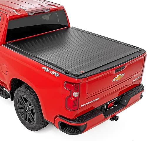 Rough Country Hard Roll-Up Tonneau Cover for Chevy Silverado &