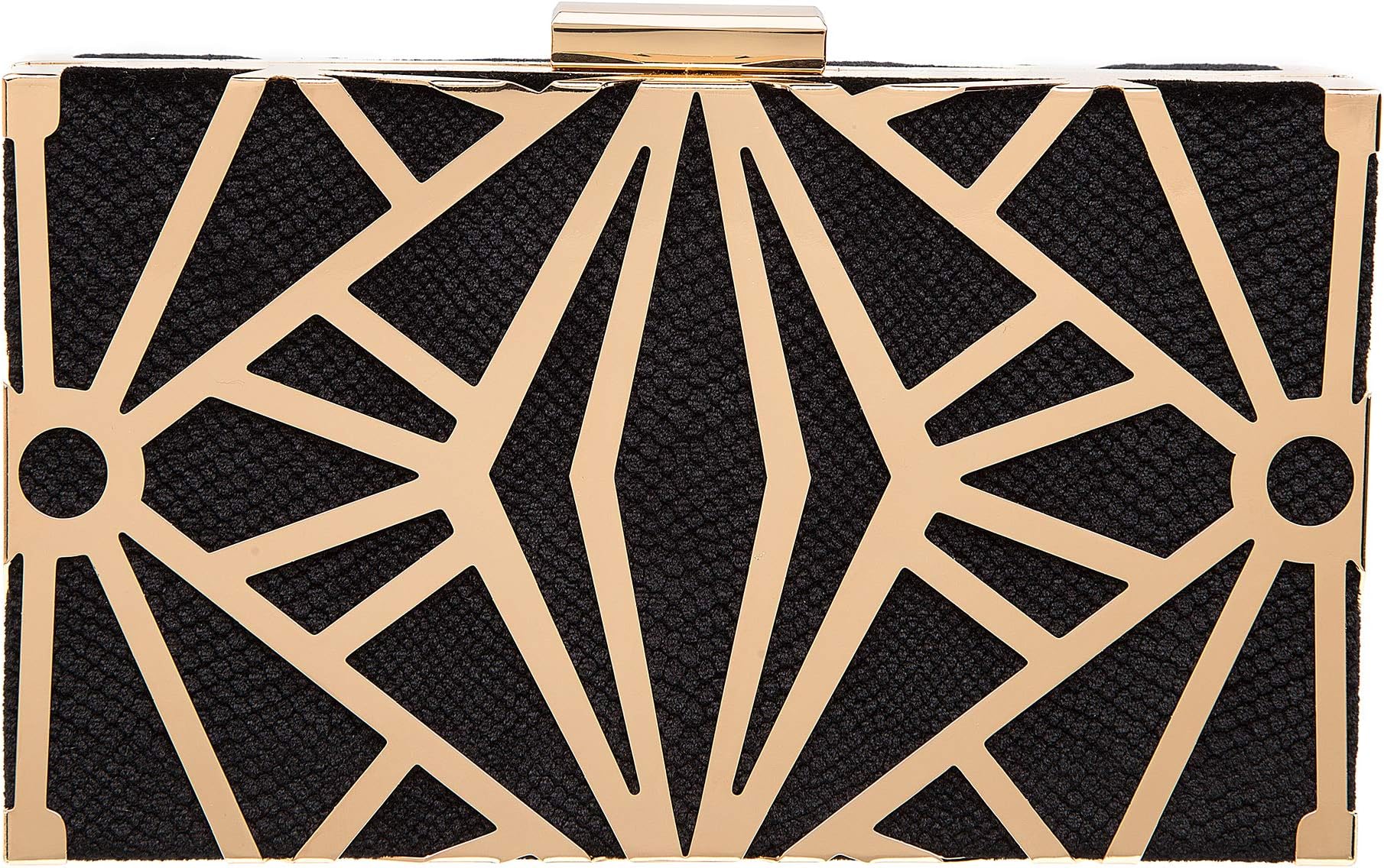 Women Evening Bag Elegant Clutch Purse Exquisite Velvet Metal Hollow out Handbags Prom Wedding Party