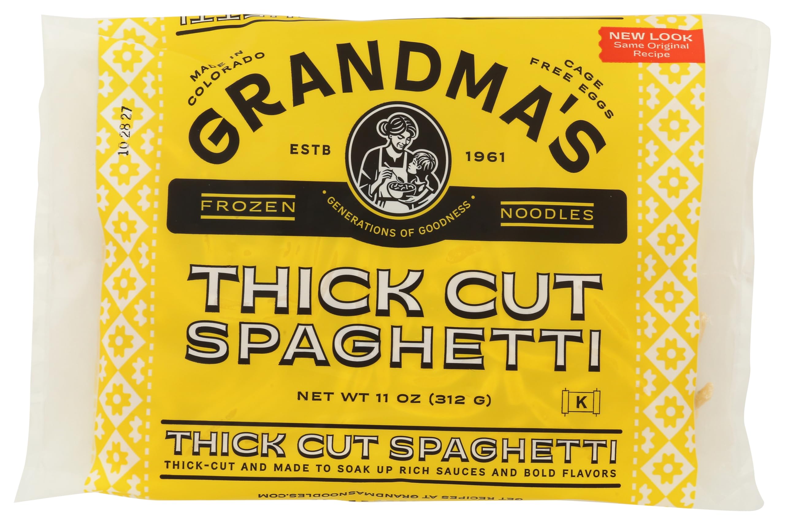 Grandma's Frozen Noodles Spaghetti Egg Noodles, 11 OZ