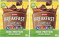 Vista 8 de Carnation Breakfast Essentials Suplemento oral alto en proteínas sabor clásico de vainilla francesa 1.31 oz. Paquete de 60