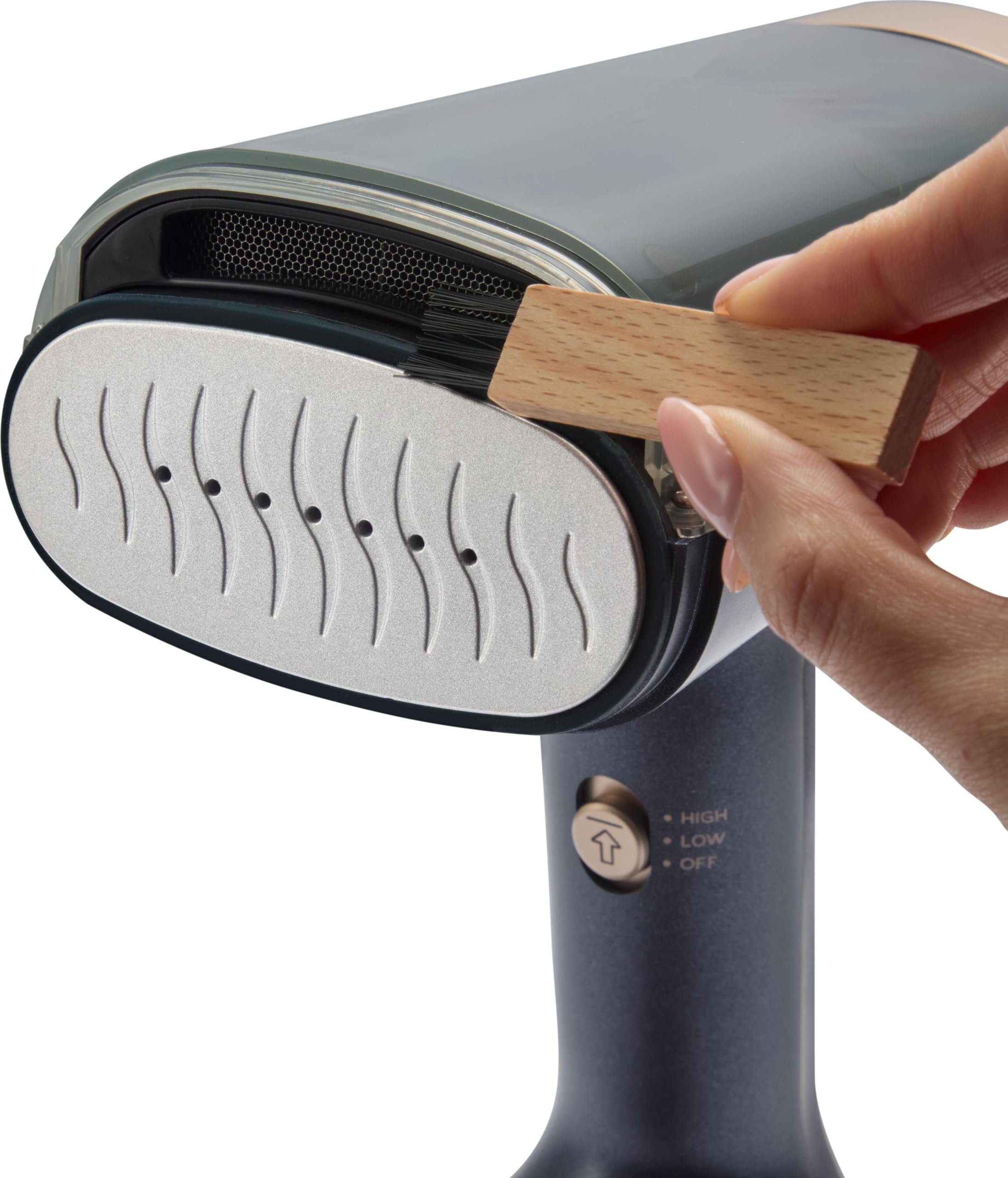 Russell Hobbs Vapore per indumenti a vapore Genie VacuSteam, 23 g/min vapore, 7 minuti di funzionamento, riscaldamento 40 secondi, stiratura efficiente e potenza di aspirazione