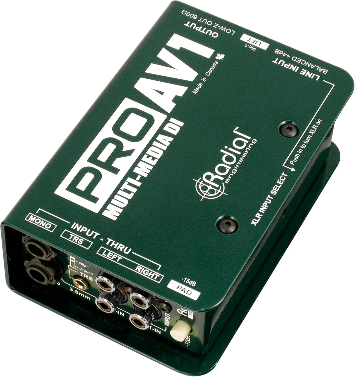 Radial Engineering R8001112 Pro AV1 Direct Box
