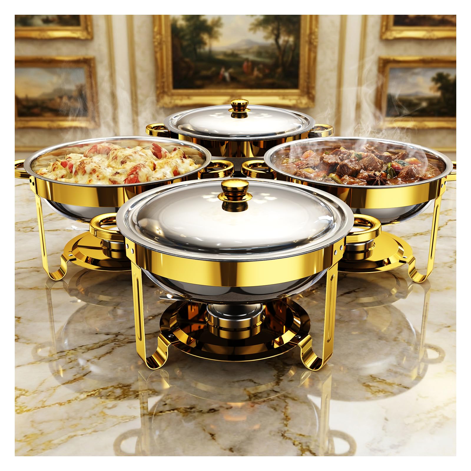 Ublue Chafing Dishes --2 or 4 Pcs