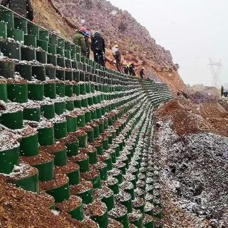 Geogrid Retaining Wall Reinforcement, Honeycomb Ground Gravel Grids for Mountain Protection, Road Construction, Holding The Hillside, 2inch Muds Soil Stabilizer ( Color : WxL , Size : 100cm x 200cm (3