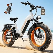 Seemoon 3000W 52V 25Ah Battery 20"x 4" Fat Tire ebike for Adults SM5