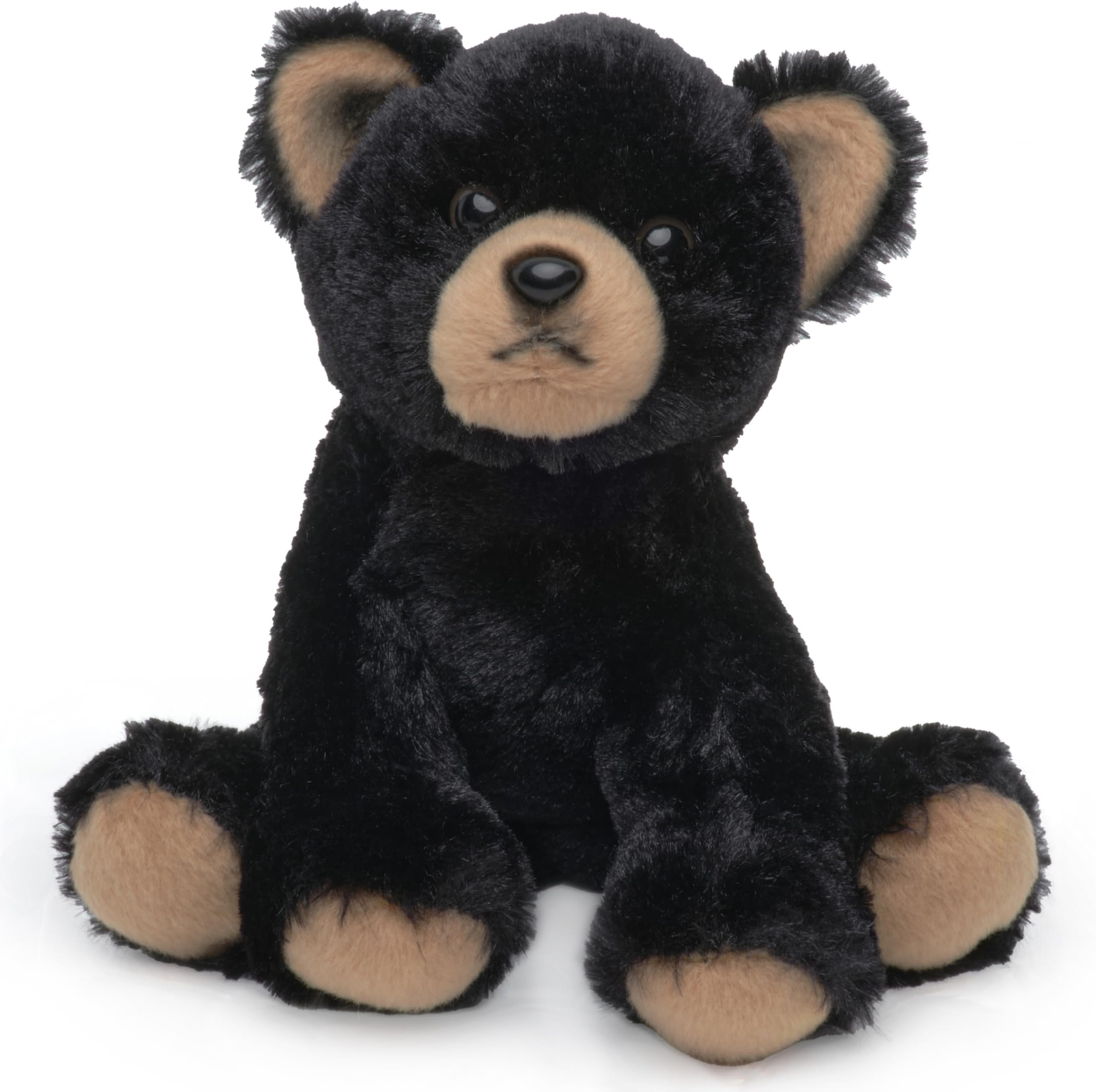 Bearington Lil' Huck Black Bear Stuffed Animal - 7" Black Teddy Bear Plushie with Soft Fur and Lifelike Details - Adorable Forest Stuffy - Cuddly Gift for Kids, Toddlers, and Animal Lovers