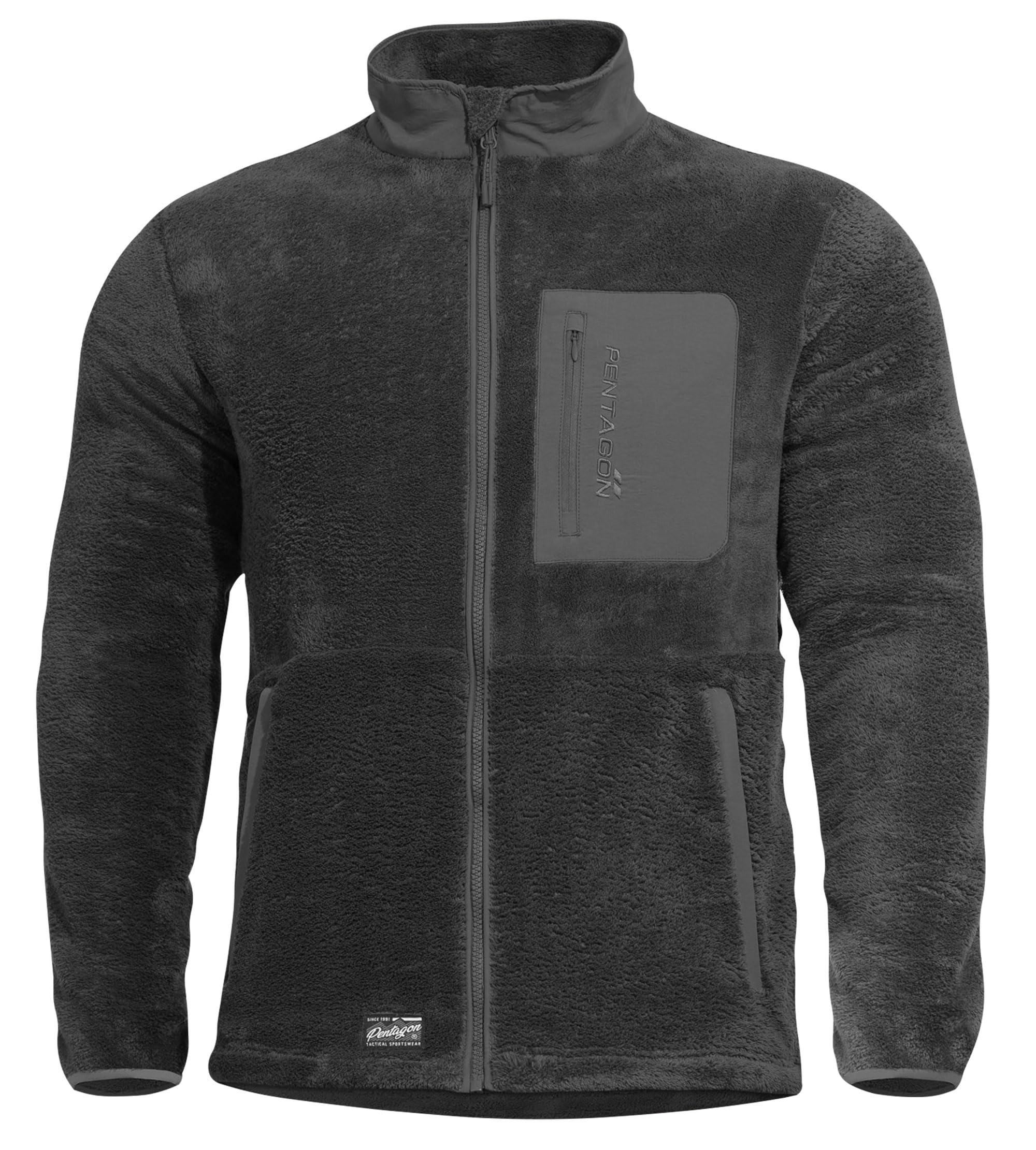 Pentagon Men's Black Grizzly Full Zip Sweater Size 3XL