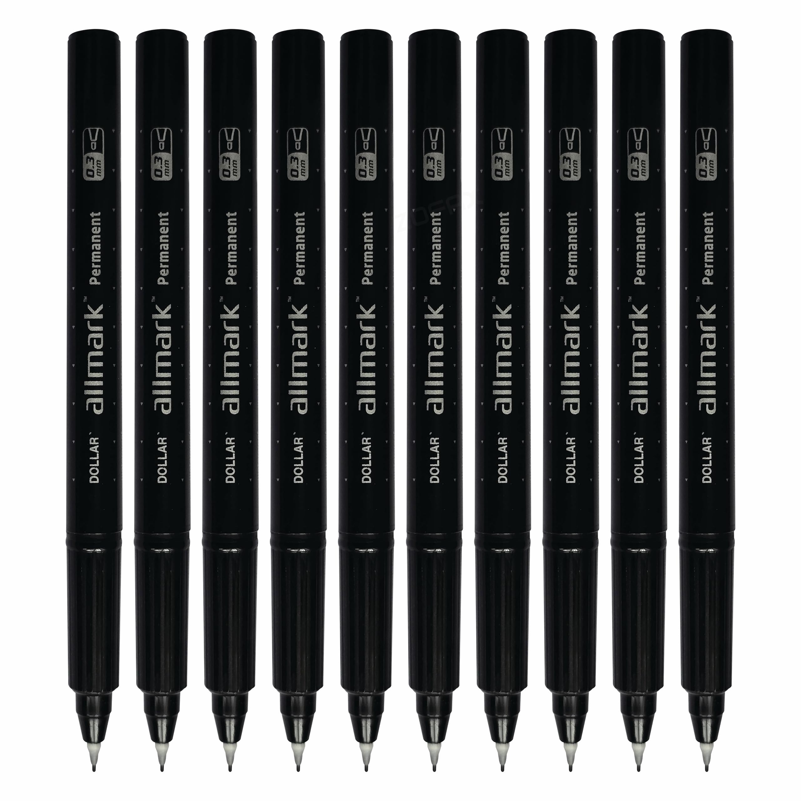 SF03 Black Permanent CD/DVD Marker Pen, SuperFine (0.3 mm), Pack of 10, Waterproof, Quick Dry, for Writing Sketching - Image 4