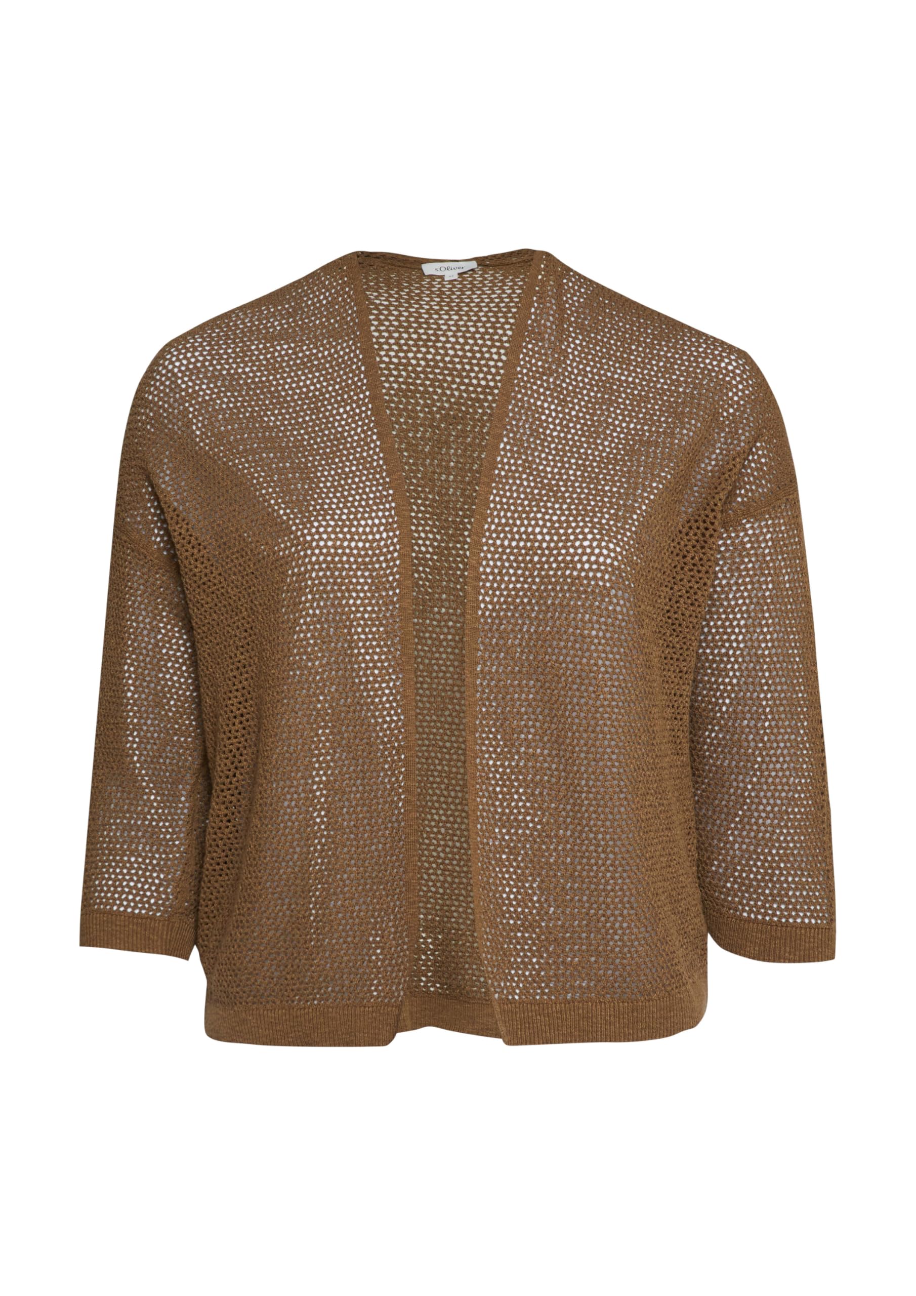 s.Oliver Ajour-Strickjacke mit 3/4-Arm