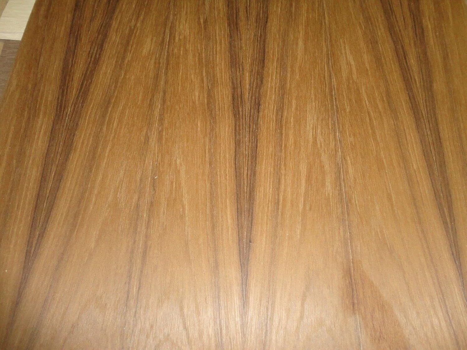 Teak Wood Veneer Sheet 24" x 24" with Paper Backer 1/40" Thickness A Grade