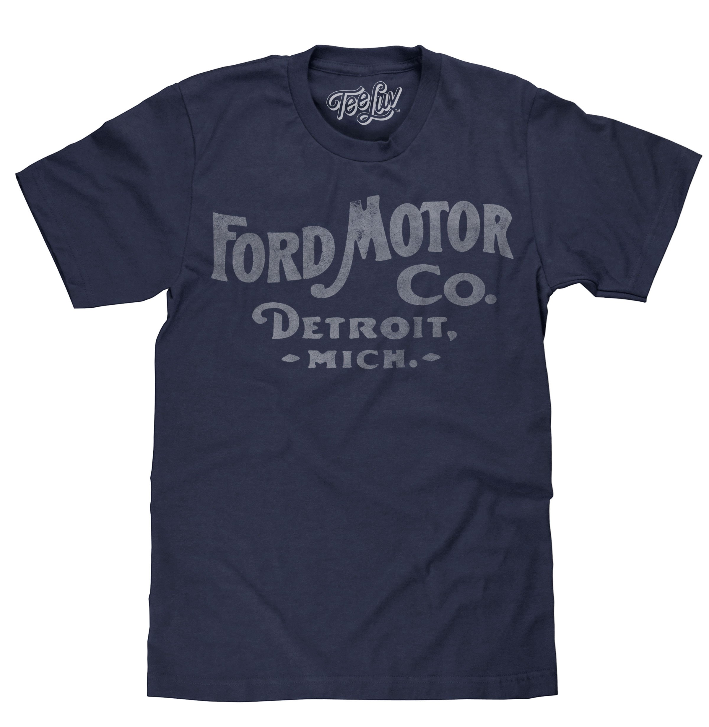 Tee Luv Ford Motor Company Shirt - Ford Detroit Graphic Tee Shirt