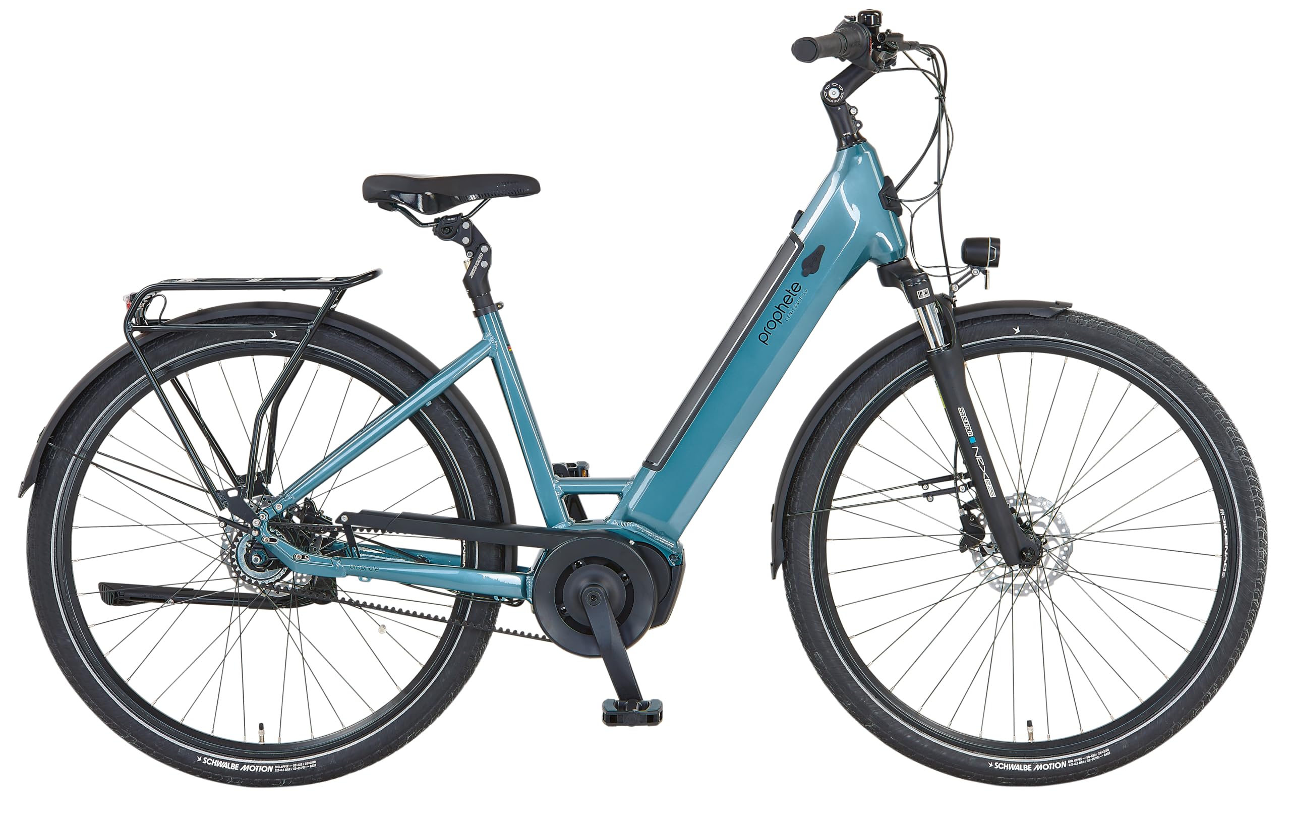 prophete fahrrad e bike GENIESSER 5.0 E-Bike 28 Zoll Mittelmotor AEG ComfortDrive II 250W 70Nm Akku 599.9Wh bis 170 km Reichweite Nexus 7-Gang Hydraulische Scheibenbremsen 100 Lux LED Licht Rahmengröße 46 cm Sport & Freizeit vetements chauffants Thule Epos 2 im Size:48 cm