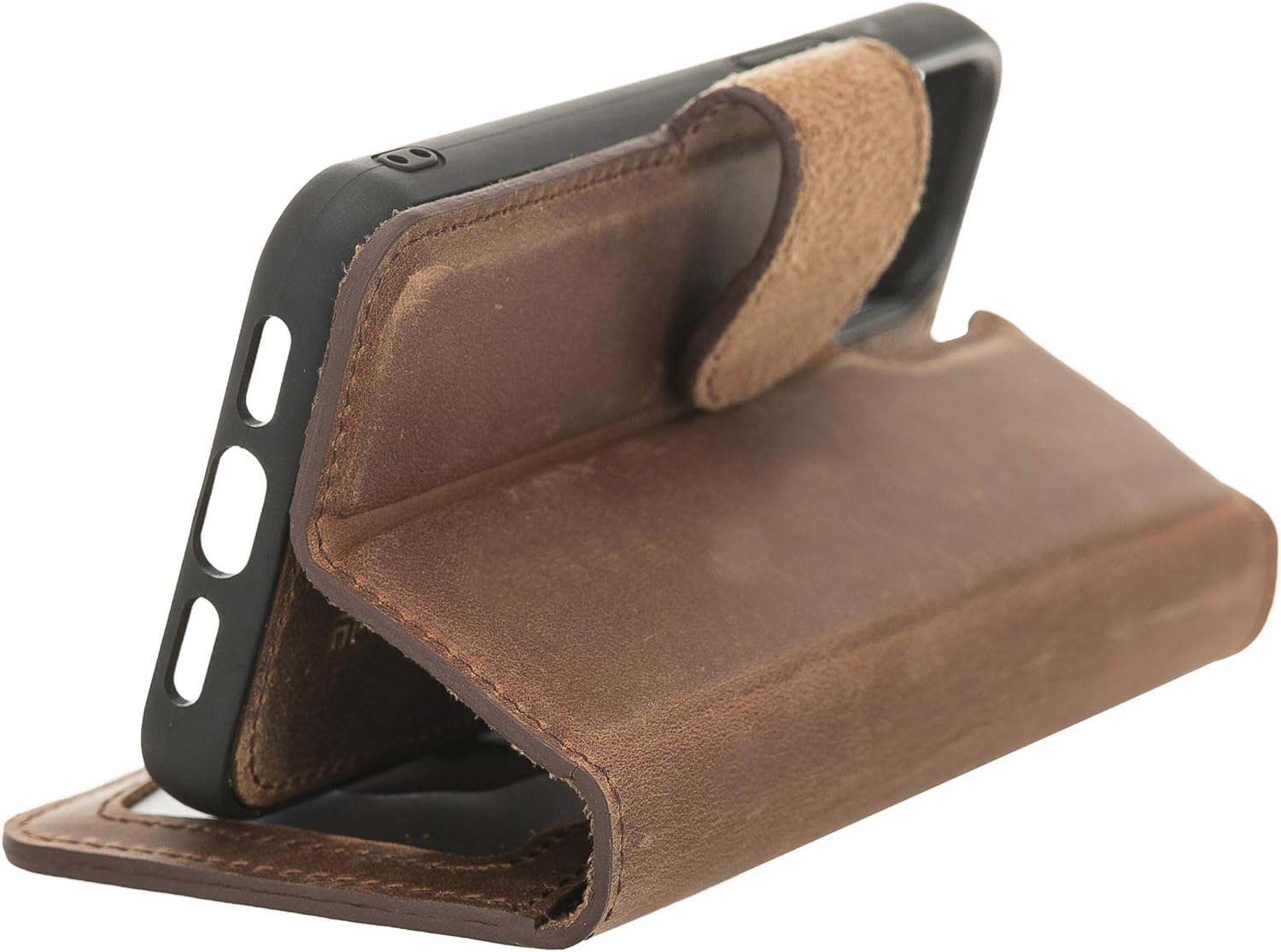 Best Deal Product Leather Detachable Wallet Case Compatible with iPhone 12 Mini (5.4), RFID Protection Magnetic Detachable Cover Case Credit Card Holder & Cash Slot with Kickstand for Men and Women (Dark Brown) Exclusive Special Leather Detachable Wallet Case Compatible with iPhone 12 Mini (5.4), RFID Protection Magnetic Detachable Cover Case Credit Card Holder & Cash Slot with Kickstand for Men and Women (Dark Brown)