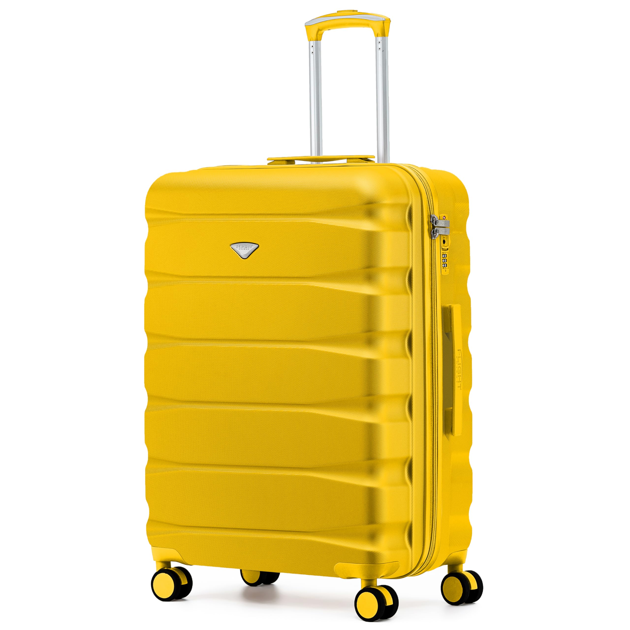 Flight Knight Underseat Cabin Suitcase 45x36x20cm | Free Hand Luggage for EasyJet & Wizz Air | Lightweight ABS Hard Shell with 8 Silent-Glide Spinner Wheels | Max Space Travel Bag — view 35
