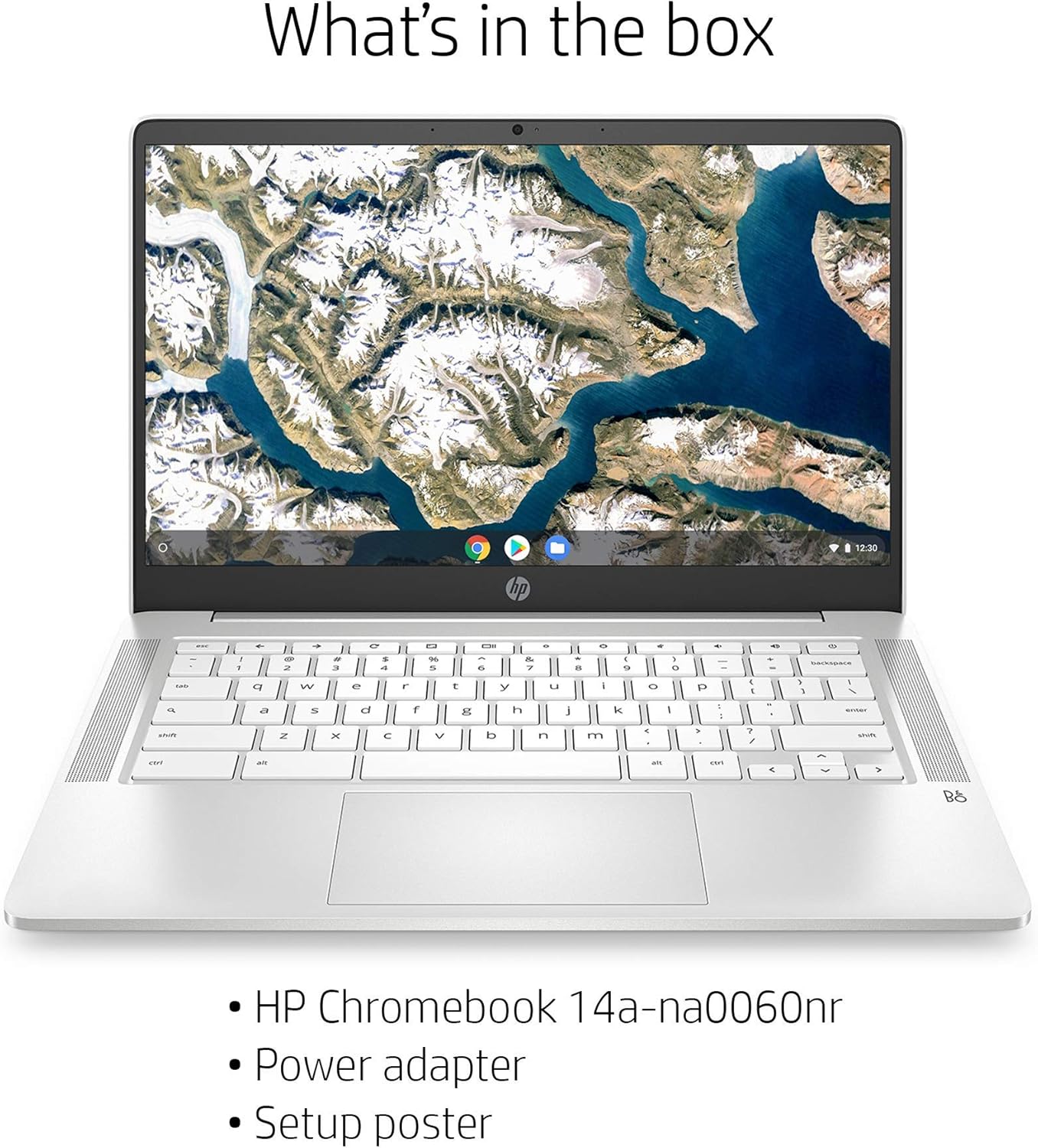 Blасk Frіdау - 40% оƒƒ HP Chromebook 14-inch FHD Laptop, Intel Celeron N4000, 4 GB RAM, 32 GB eMMC, Chrome (14a-na0060nr, Ceramic White) (Renewed)