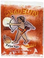 Vista 1 de 2 x Miguelito Pulpa Tipo Chamoy Liquido - Pulpa líquida de caramelo mexicano, 100 piezas selladas