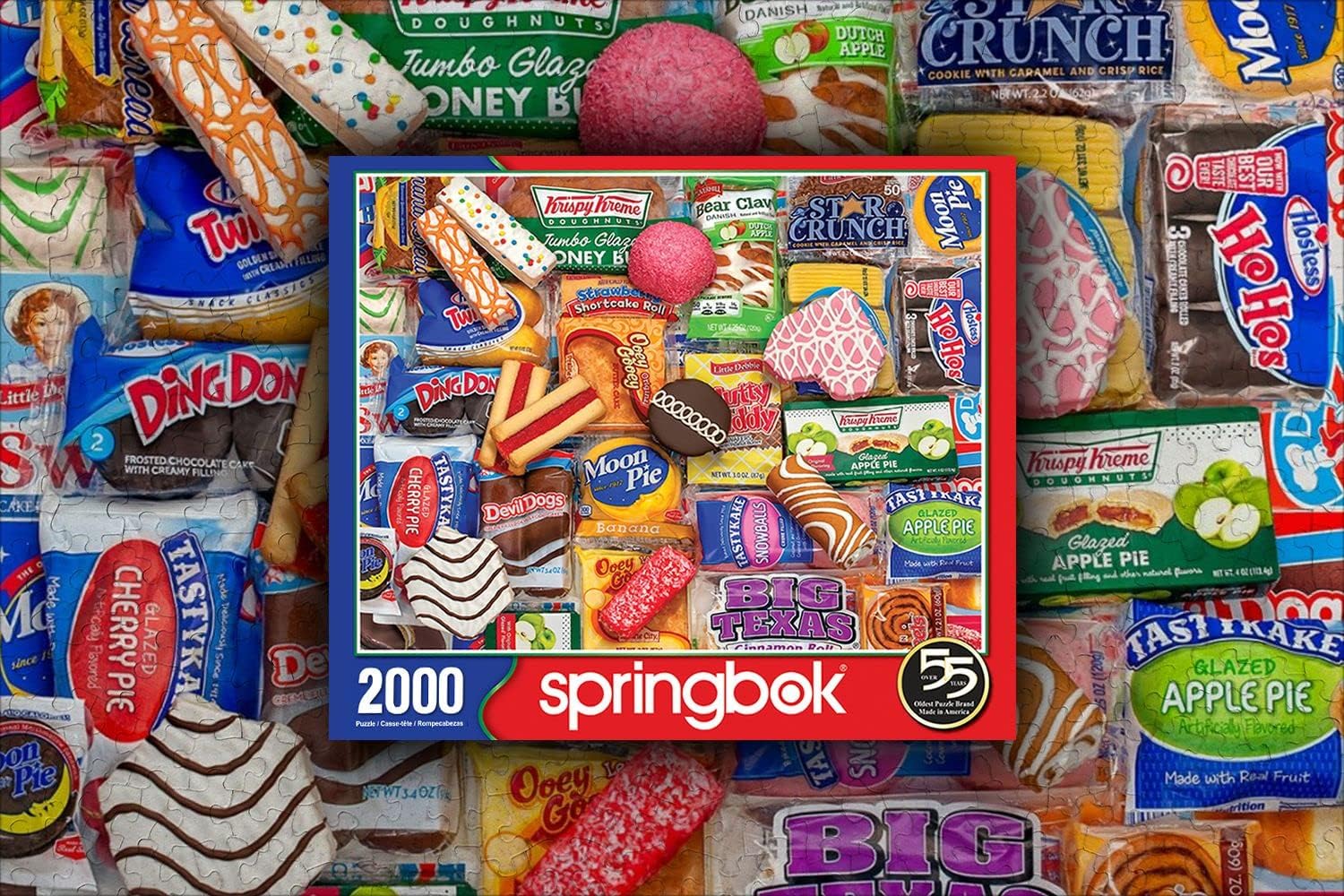 Springbok's 2000 Piece Jigsaw Puzzle Snack Treats - Made in USA