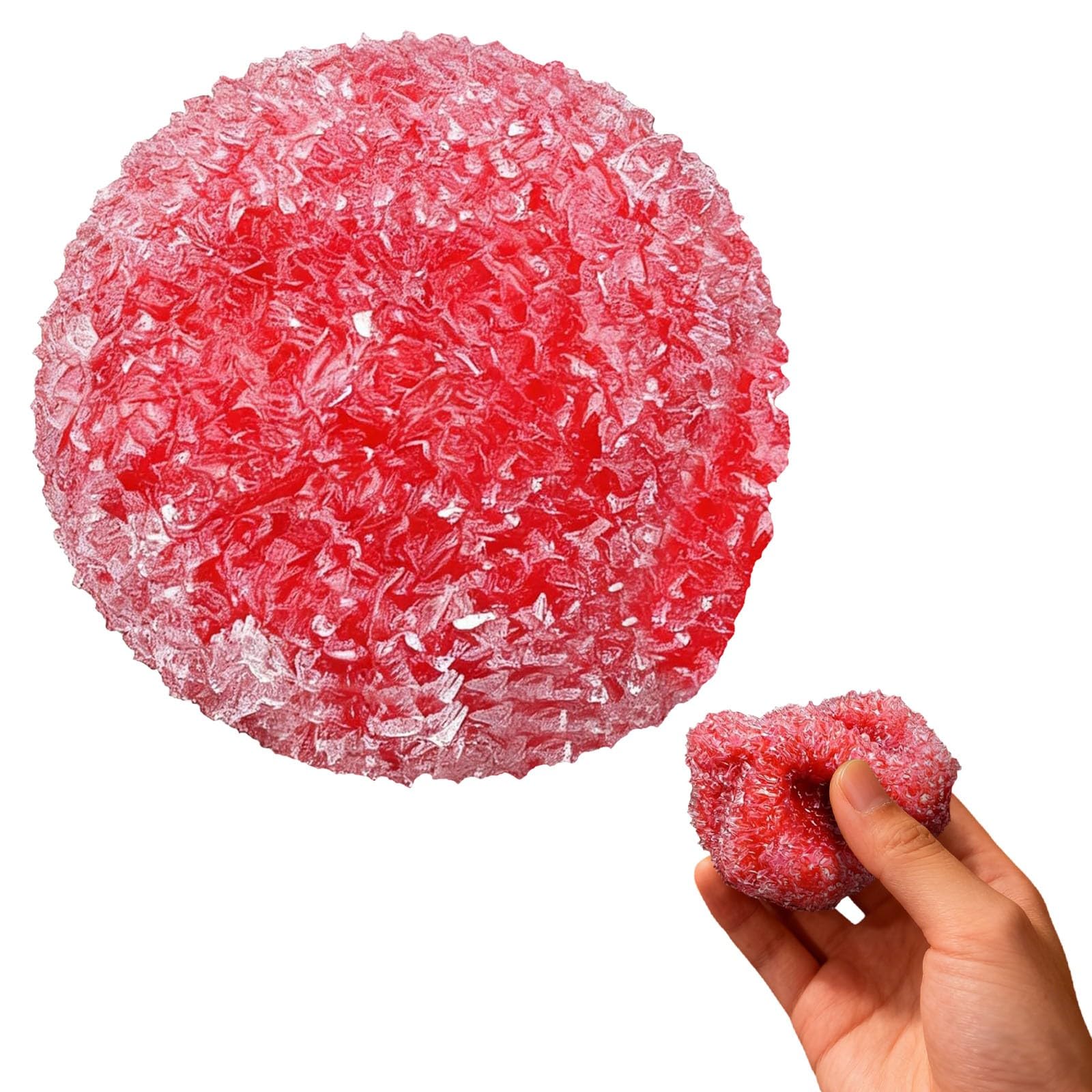 Slushy Squishy, Slushy Fidget Sensory Toy With Crunchy Texture | Moldable Tpr, Squeeze/Stretch/Twist. Tear-Resistant, Portable. Relieves Tension, Improves Focus. Ideal Home/Office.