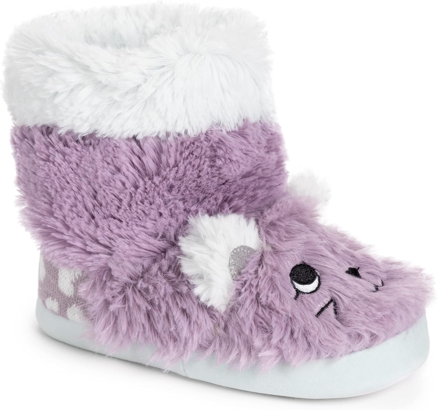 MUK LUKS Girl's Zoo Friends Slipper Bootie, Kitty Cat