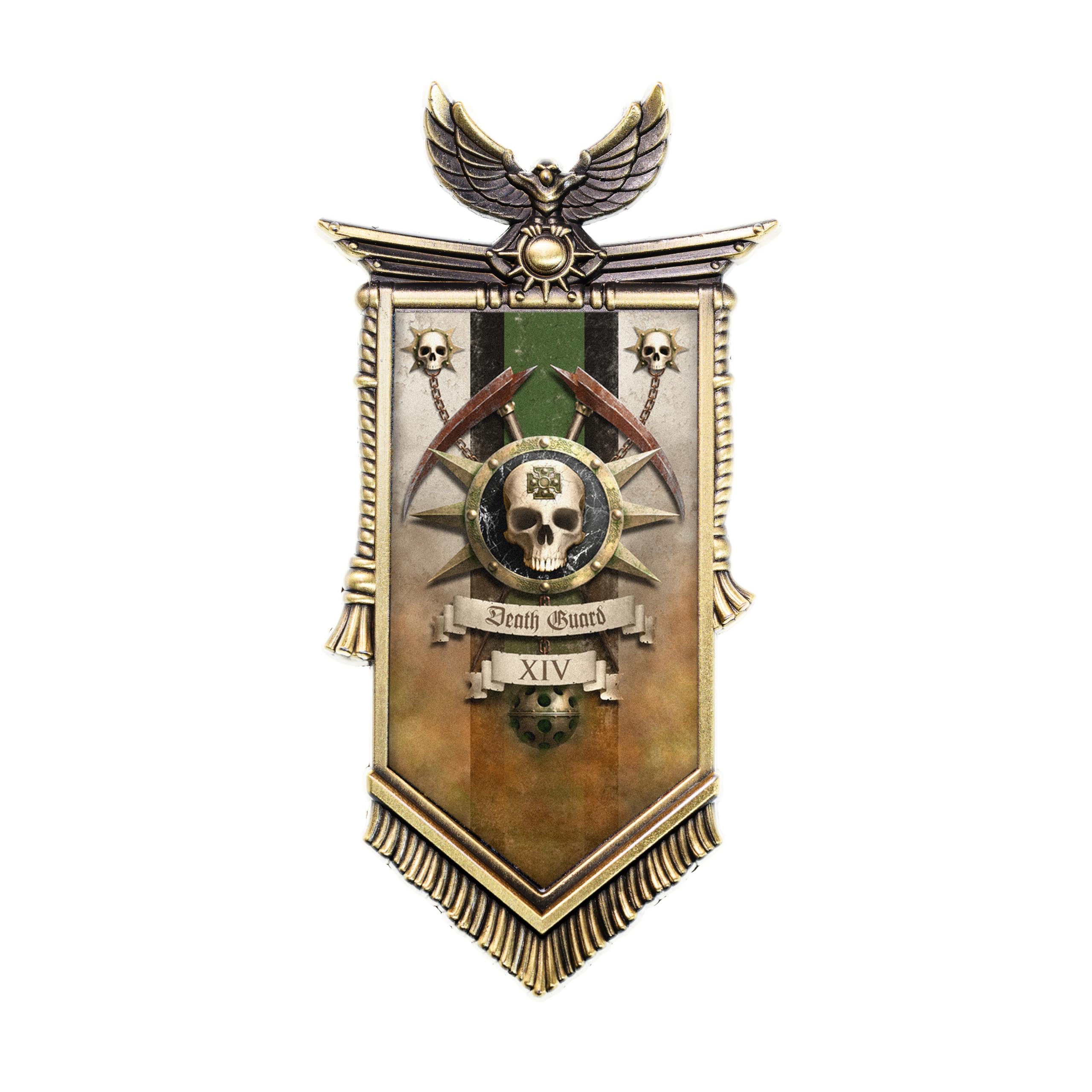 Starforged Warhammer 30K Horus Heresy Space Marine 2 Legion Fridge Magnet Chaos Official License Other-Death Guard