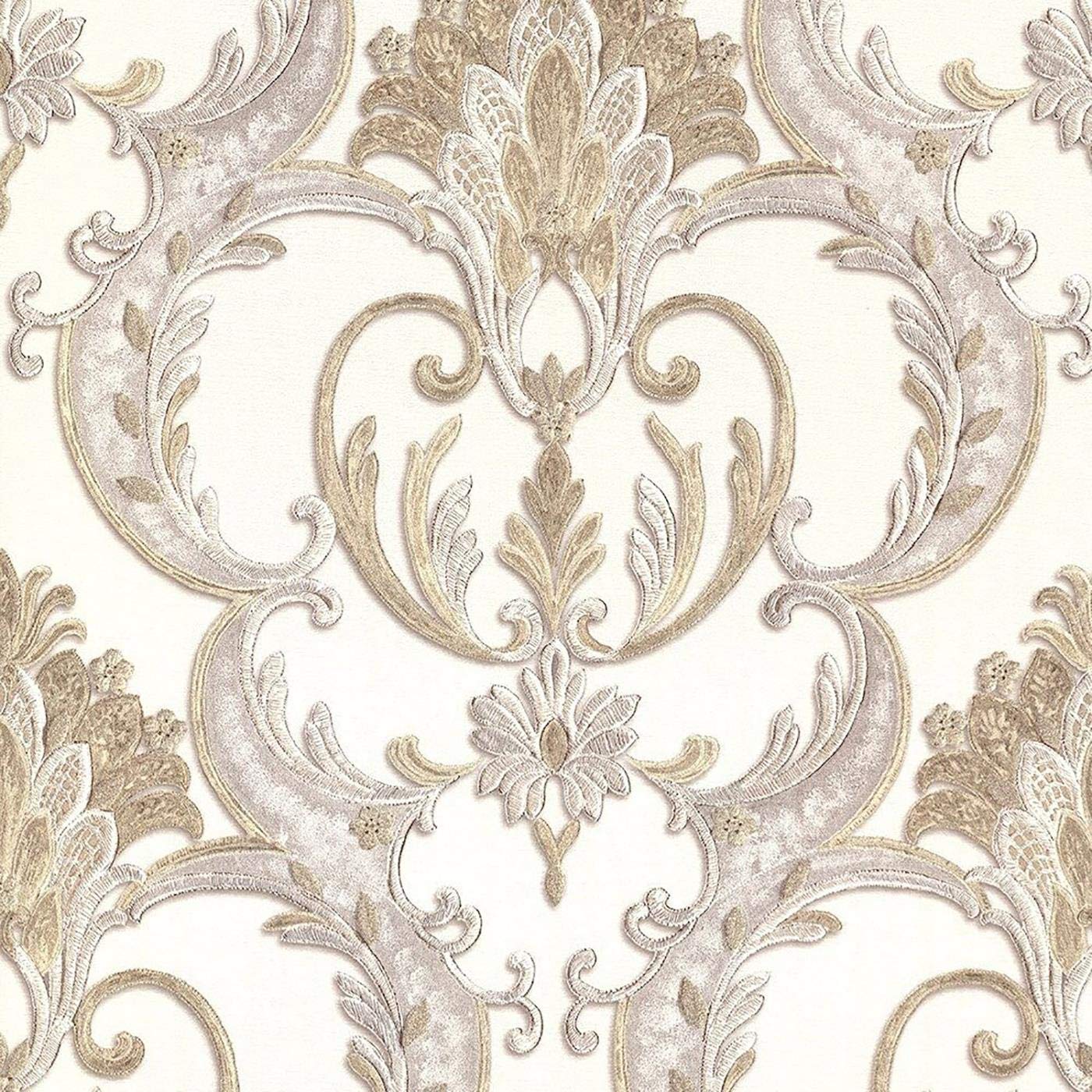Yöl Gold Full Roll Debona Damask Gold