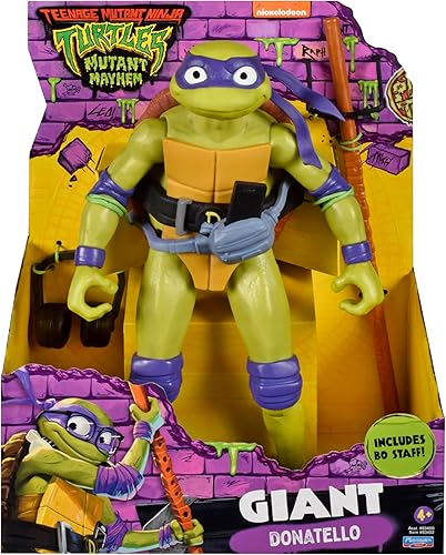 Teenage Mutant Ninja Turtles Figura gigante de Donatello de la película de 12 pulgadas