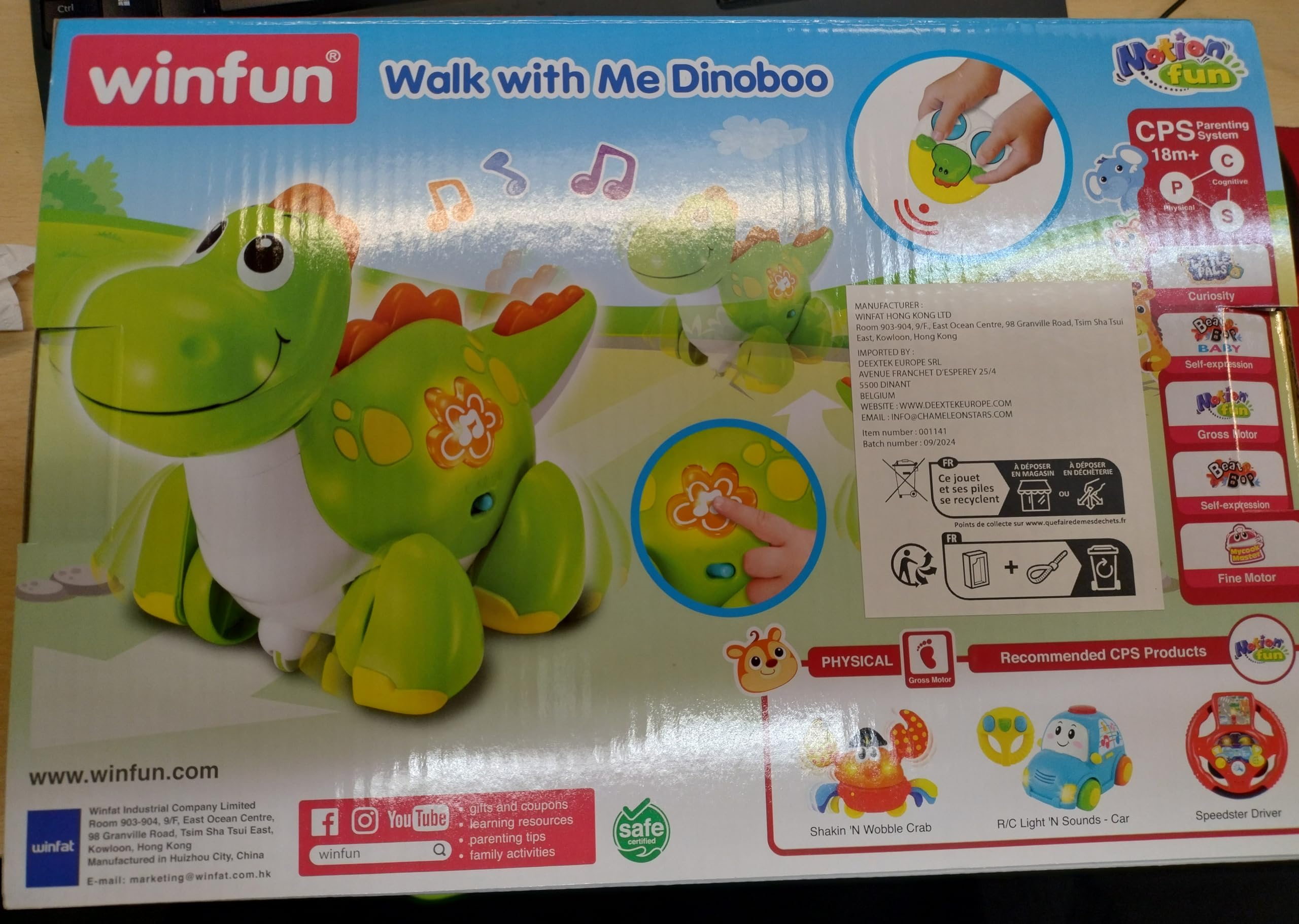 winfun - Dinosauro Musicale radiocomandato (42588).