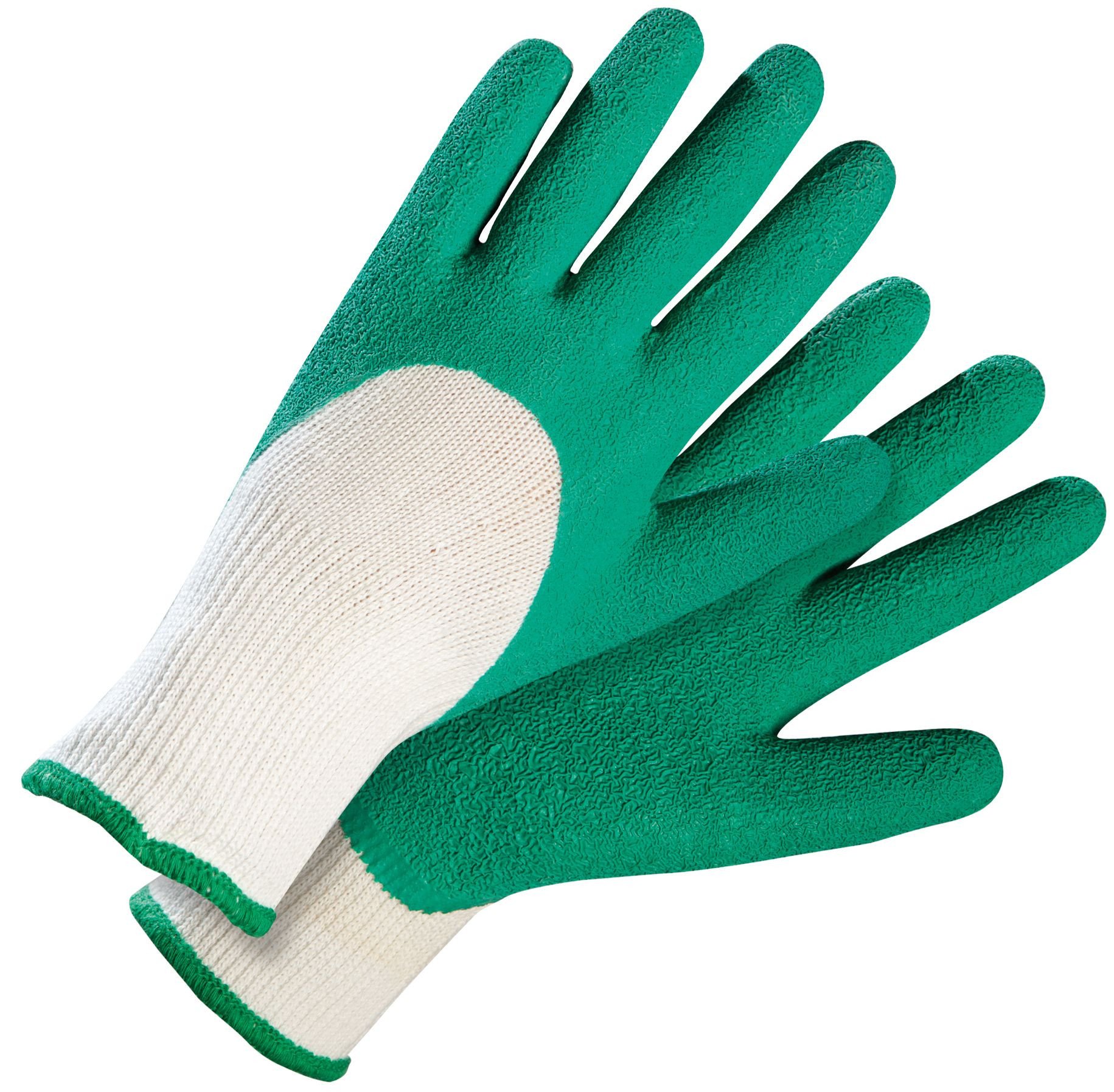 ROSTAING Gants de Jardinage Latex Multi-​Usage Imperméables Grip Vert Taille 08