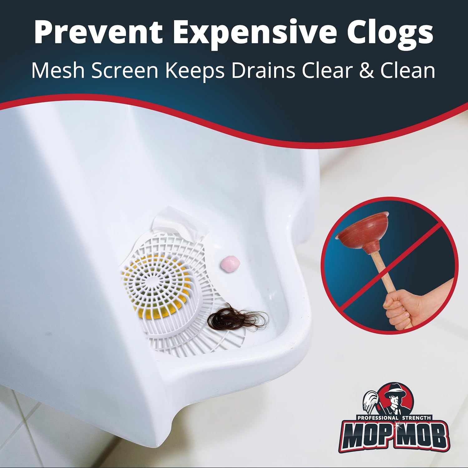 Long Lasting Urinal Screen and Deodorizer w/Non-Para Block 12 Pack. Universal-Fit, Citrus-Scent Cake Releases Cleaning Agents To Remove Odor. Durable Mat Limits Janitorial Cleaning & Supply Needs
