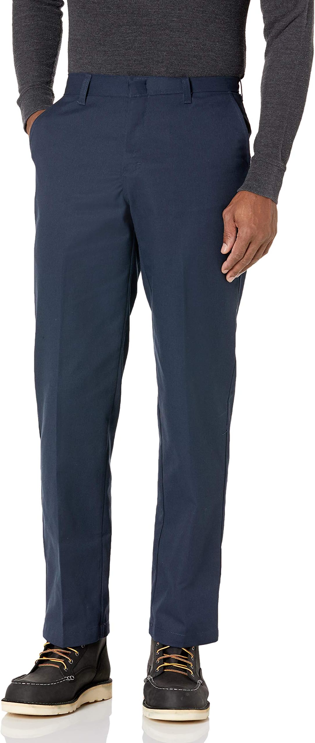 Dickies Men's Young Adult Sized Flat Front Pant, Dark Navy, 30X32