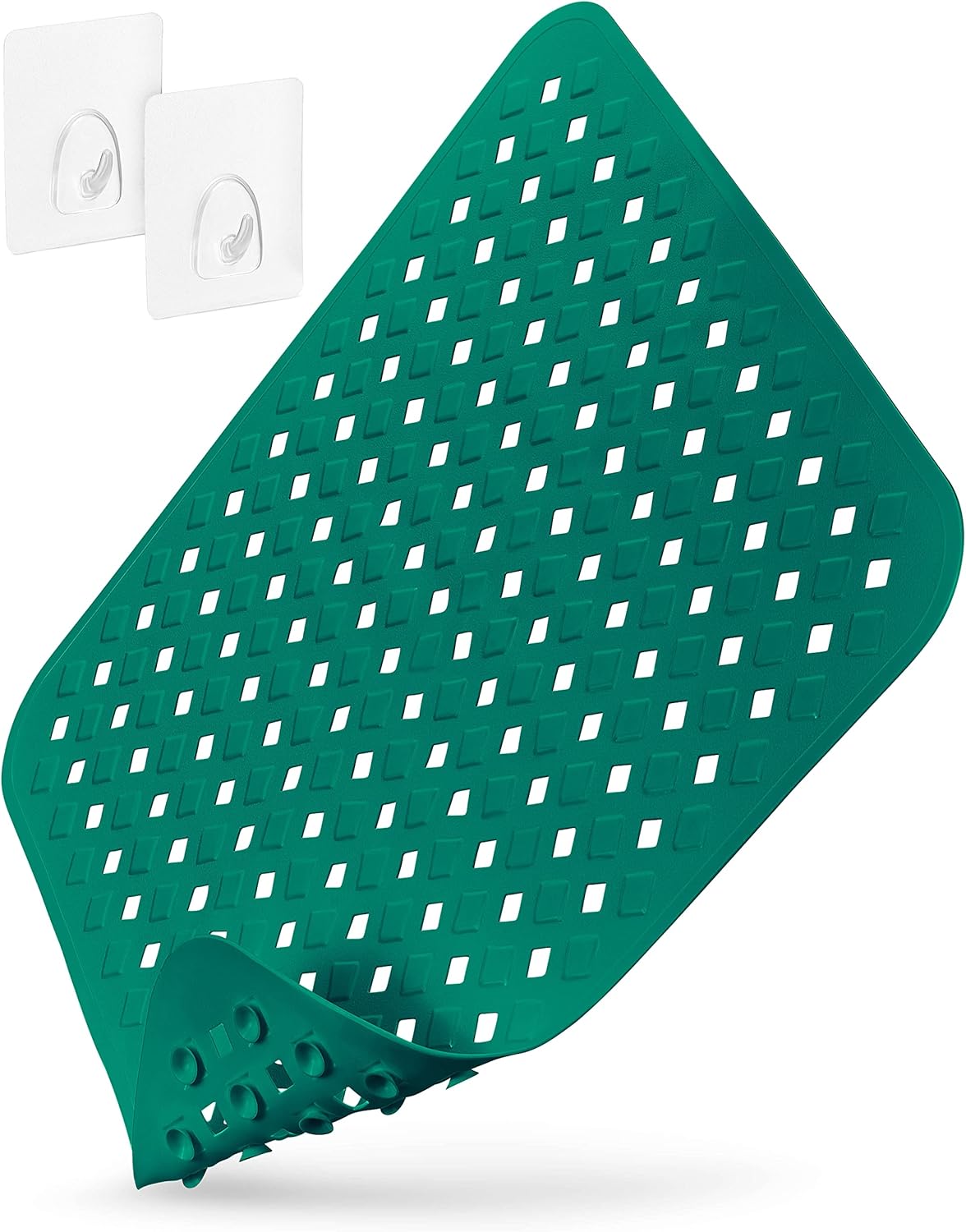 Homerella© Duschmatte Rutschfest 53x53cm, INKL. AUFHÄNGUNG, Antirutschmatte Dusche, Schimmelresistent&waschbar, Duschwanneneinlage, Duscheinlage, Rutschmatte Dusche, Duschmatten, Badematte Rutschfest
