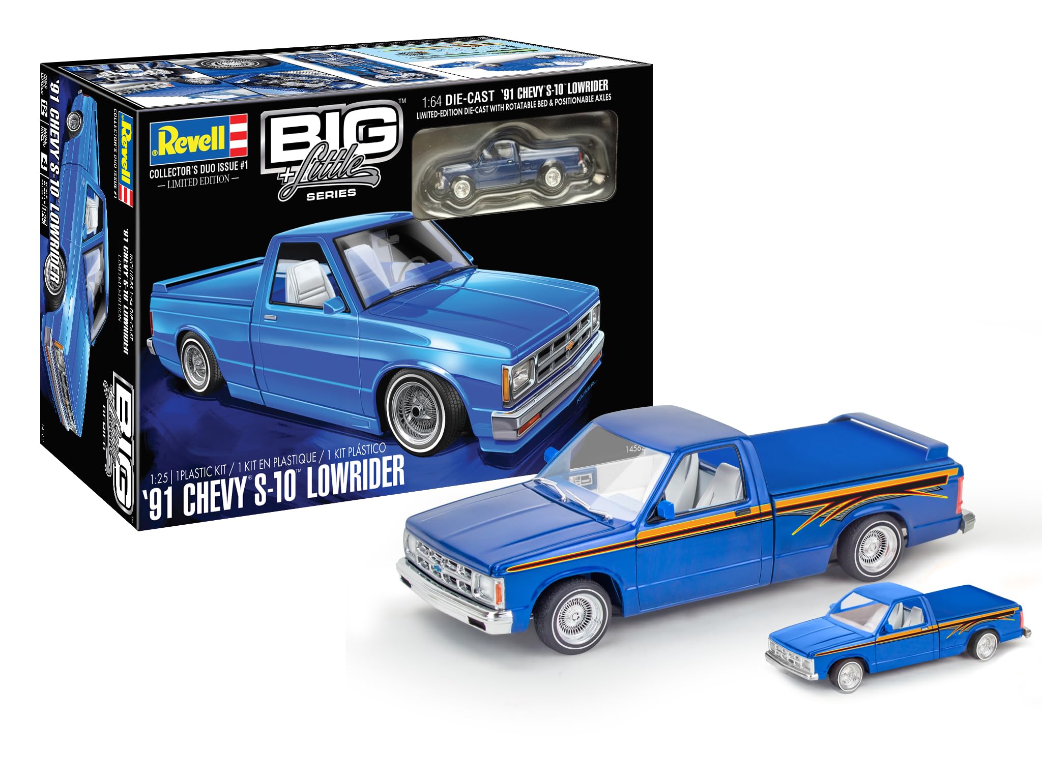 ミニカー Revell LOWRIDERS 90 Chevy S-10 Pickup Rare Revell Lowrider Die Cast '90 Chevy S-10 Pickup Electra