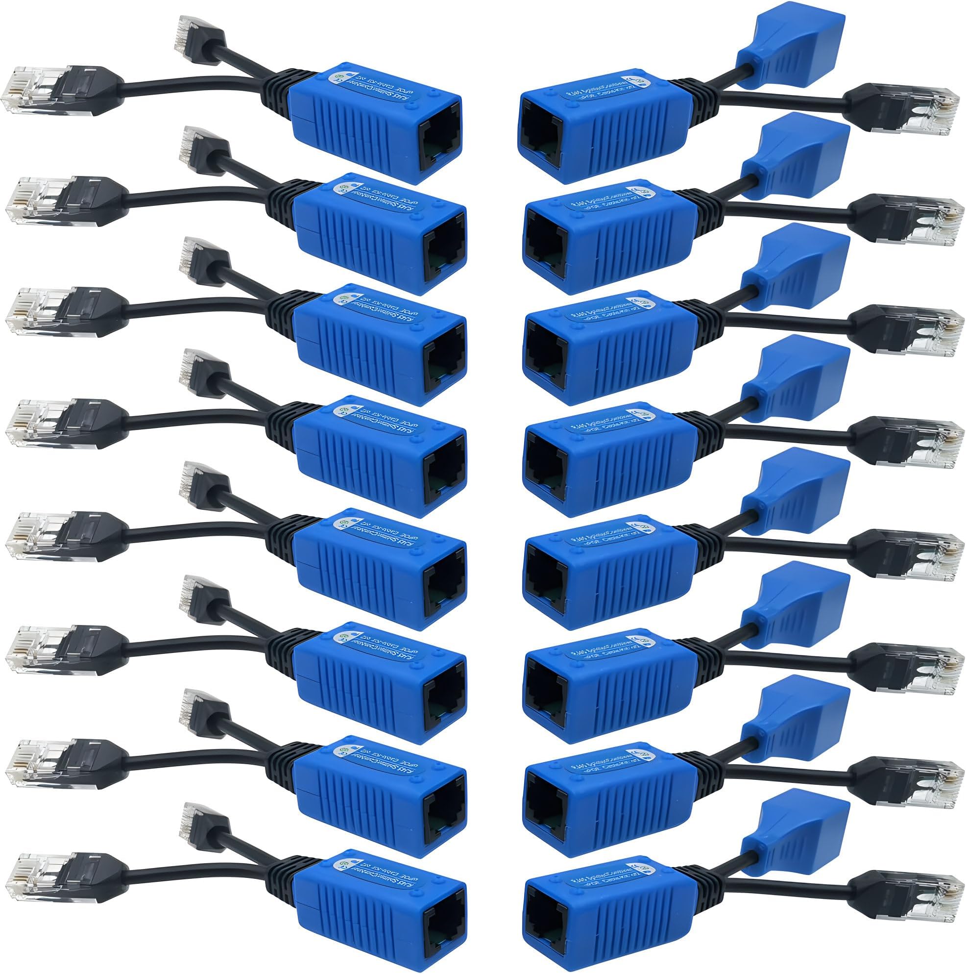 Amazon.com : RJ45 Ethernet Cable Combiner Splitter Kit (2-Pair ...