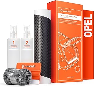 Luxshield Car Bumper Protector Set for Vauxhall Mokka B I 2021-2024 - Rear Bumper guards for cars, anti scratch, Paint Protector For Sill Lip - Carbon Black