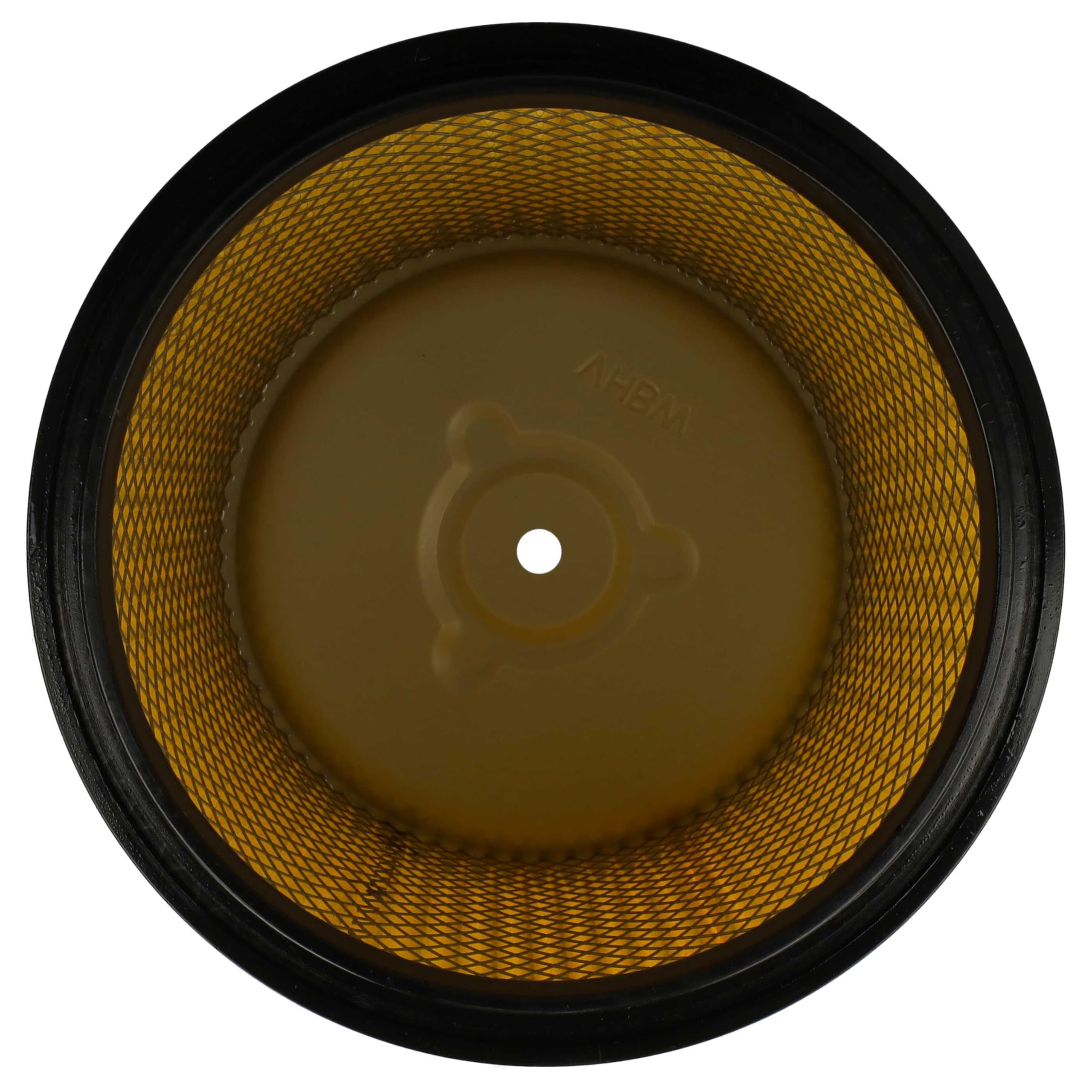 vhbw 8x filtro a pieghe piatte compatibile con Kärcher NT 301 (1.722-121.0), NT 351 aspirapolvere - giallo, lavabile