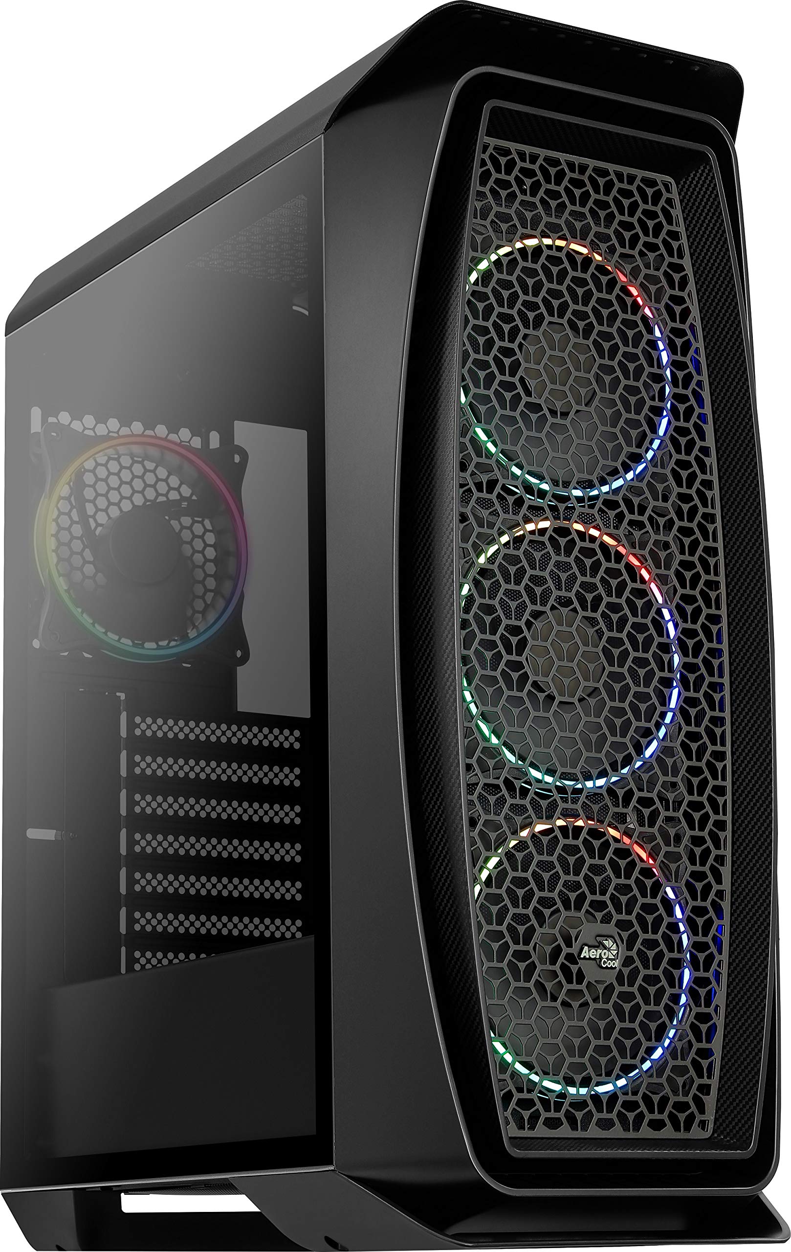 Buy Gaming PC Case MidTower Chassis by AeroCool, AeroOne Eclipse Black