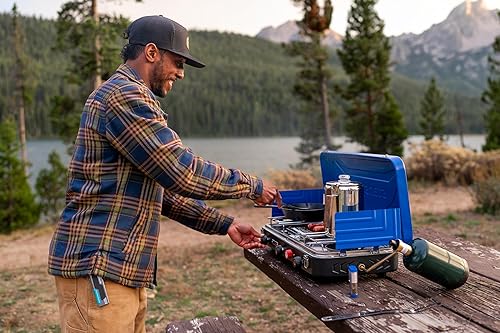 Miniatura 6 de Stansport Outfitter Series Estufa de campamento de propano para camping y cocina al aire libre