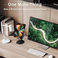 Vista 6 de Controller and Headset Holder, Aluminum and Wood Gaming Controller & Headphone Stand for PS5 PS4 Xbox One Nintendo Switch, Universal Desk Game