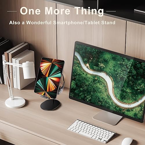 Miniatura 6 de Controller and Headset Holder, Aluminum and Wood Gaming Controller & Headphone Stand for PS5 PS4 Xbox One Nintendo Switch, Universal Desk Game