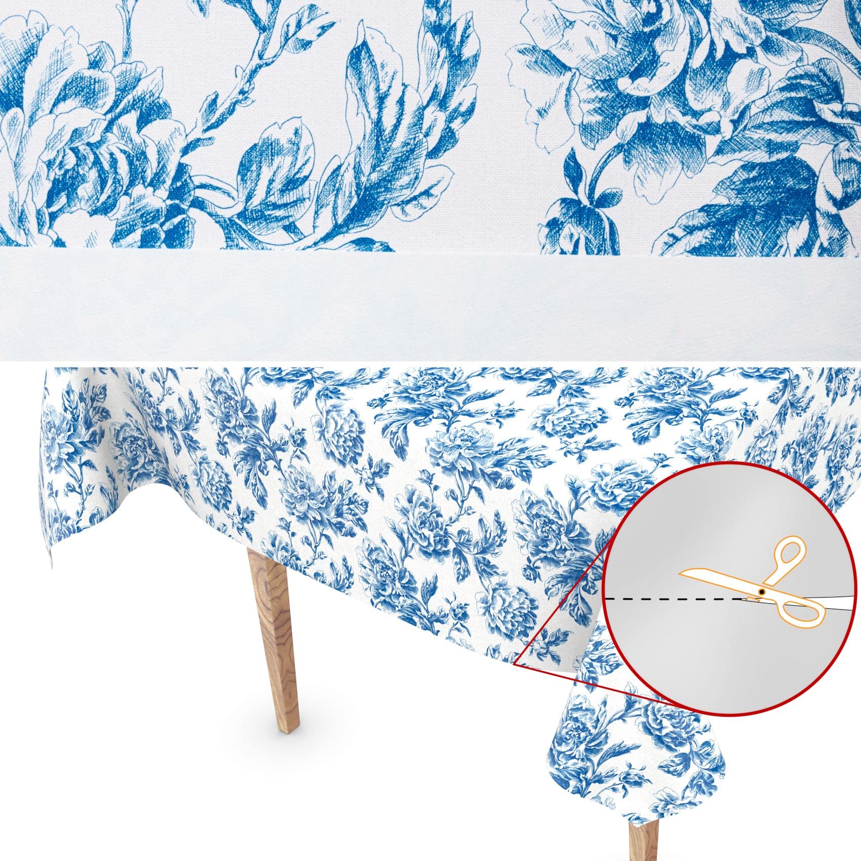 Tovaglia Cerata ANRO 160x140cm Lavabile - Per Interni Ed Esterni, Motivo Caleidoscopio Grigio - Foto 7