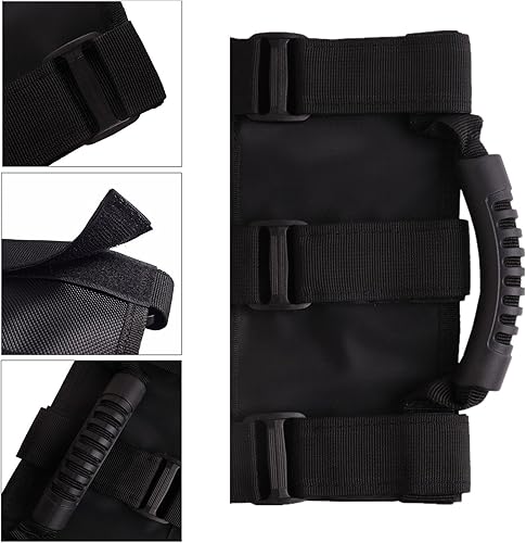 Miniatura 2 de KAFEEK Mango de barra antivuelco compatible con Jeep Wrangler TJ YJ JK (paquete de 2)