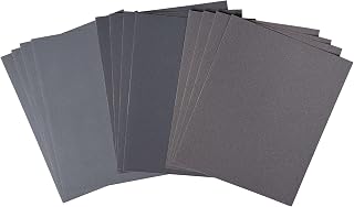 Angelus Multi-Purpose Wet Sandpaper - 4.5" x 5.5" Assorted Grit (400, 800, 1500) - 12-Sheet Pack